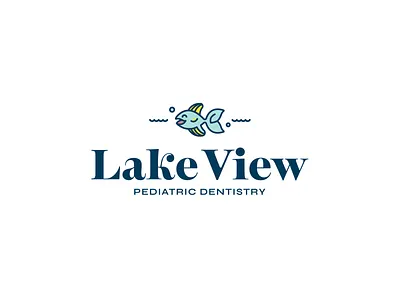 Pediatric Dentist Brand Identity blue brand identity branding dentist kids logo