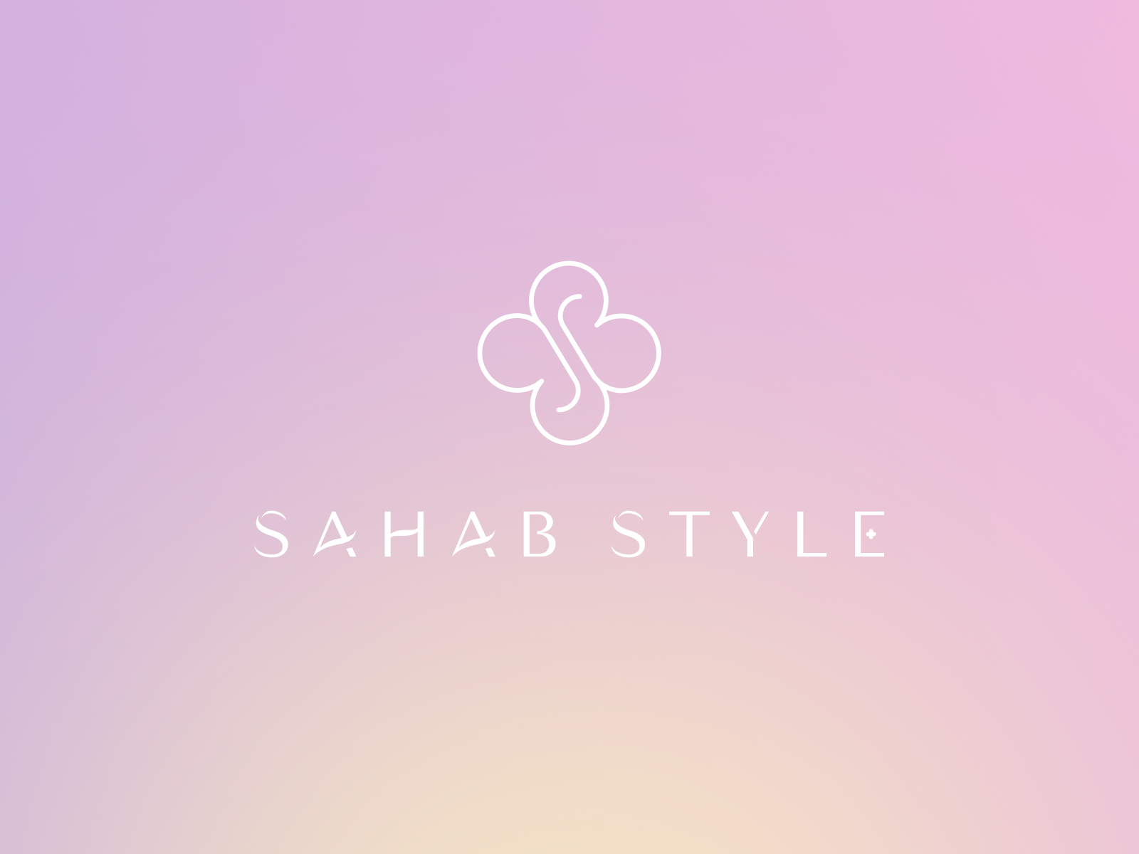 Sahab Style — Logotype accessories branding elegant female feminine flower girly icon identity letter s logo logotype minimal monogram ornament pastel round soft symbol