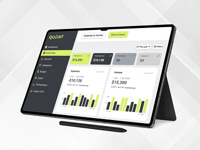 Dashboard - Cash Tracker app app design branding dashboard dashboard design design desktop ecommerce interface landing page logo mobile mobile app mobile design product design ui ui design ux ux design website