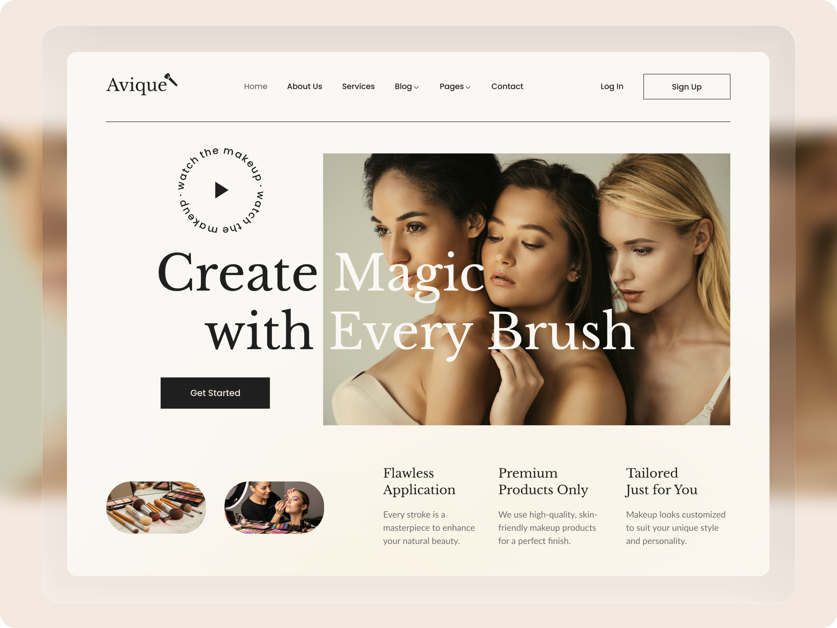 Makeup academy platform