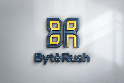 Byte Rush branding design graphic design illustration logo typography