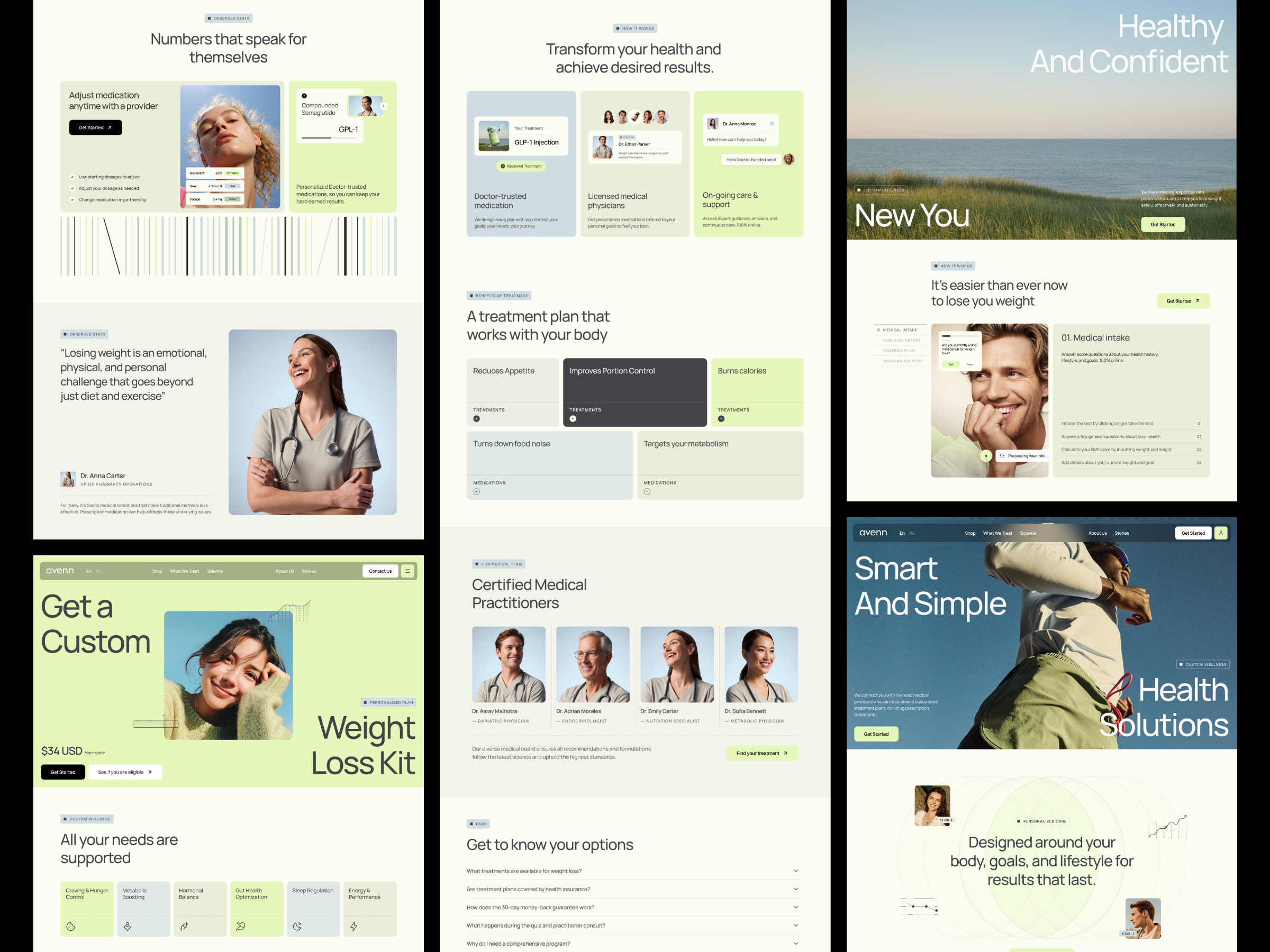 Telehealth - Product Detail GLP-1 ecommerce glp 1 glp1 treatment healthcare landing page healthcare website medical website product design product detail semaglutide telecommunication telehealth telemedicine ui ui ux ux website design weight loss weight loss treatment