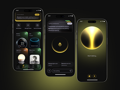 AI-Powered Home System App Design