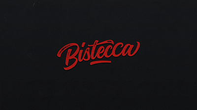 Bistecca Logo branding design graphic design lettering logo typography vector