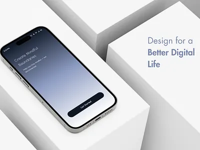 Digital Wellbeing App – Take control of your digital life! 3d animation application development branding figma flutter flutter app designing graphic design habit kids apps mobile mobile app mobile app development motion graphics time management application ui