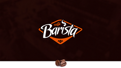 Café Barista branding design graphic design logo typography