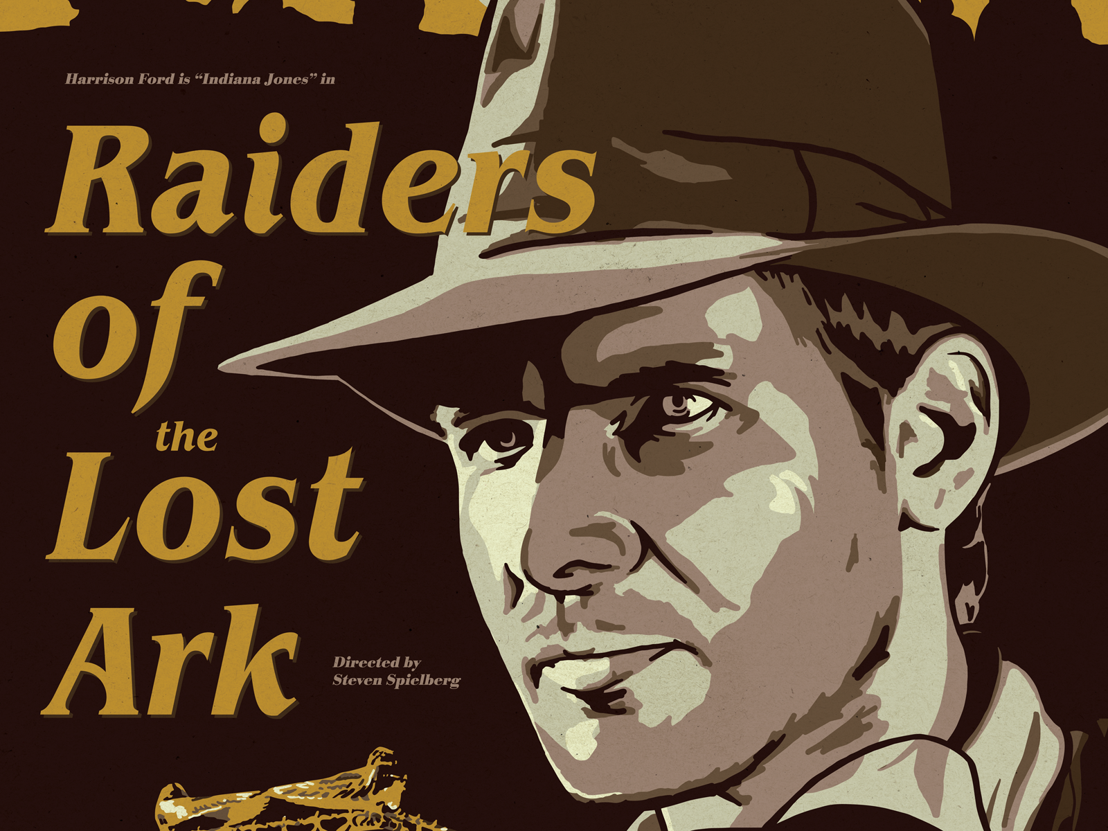 Raiders of the Lost Ark (poster detail)
