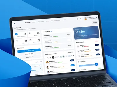 MediScript : AI Clinical Documentation Assistant aesthetic aidashboard aihealth clinicaluiux dashboarddesign datavisualization digitalhealth ehrdesign healthcareui healthcareux healthtech medicalsoftware medicalui mordendesign productdesign saas uidesign uiux virtualhealth webdesign