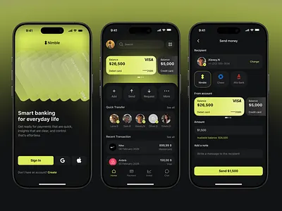 Mobile Banking App Design appdesign bankingapp branding dashboarddesign digitalbanking financeapp fintech fintechdesign interactiondesign minimalui mobileappdesign mobileui moderndesign neobank productdesign uidesign uiinspiration userexperience uxdesign uxui