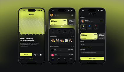 Mobile Banking App Design