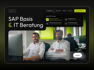 Modern Website for SAP Consulting & Managed Services design figma figmadesign graphic design it landing page mobile mobile design responsive ui web design webdesign webflow webseite website