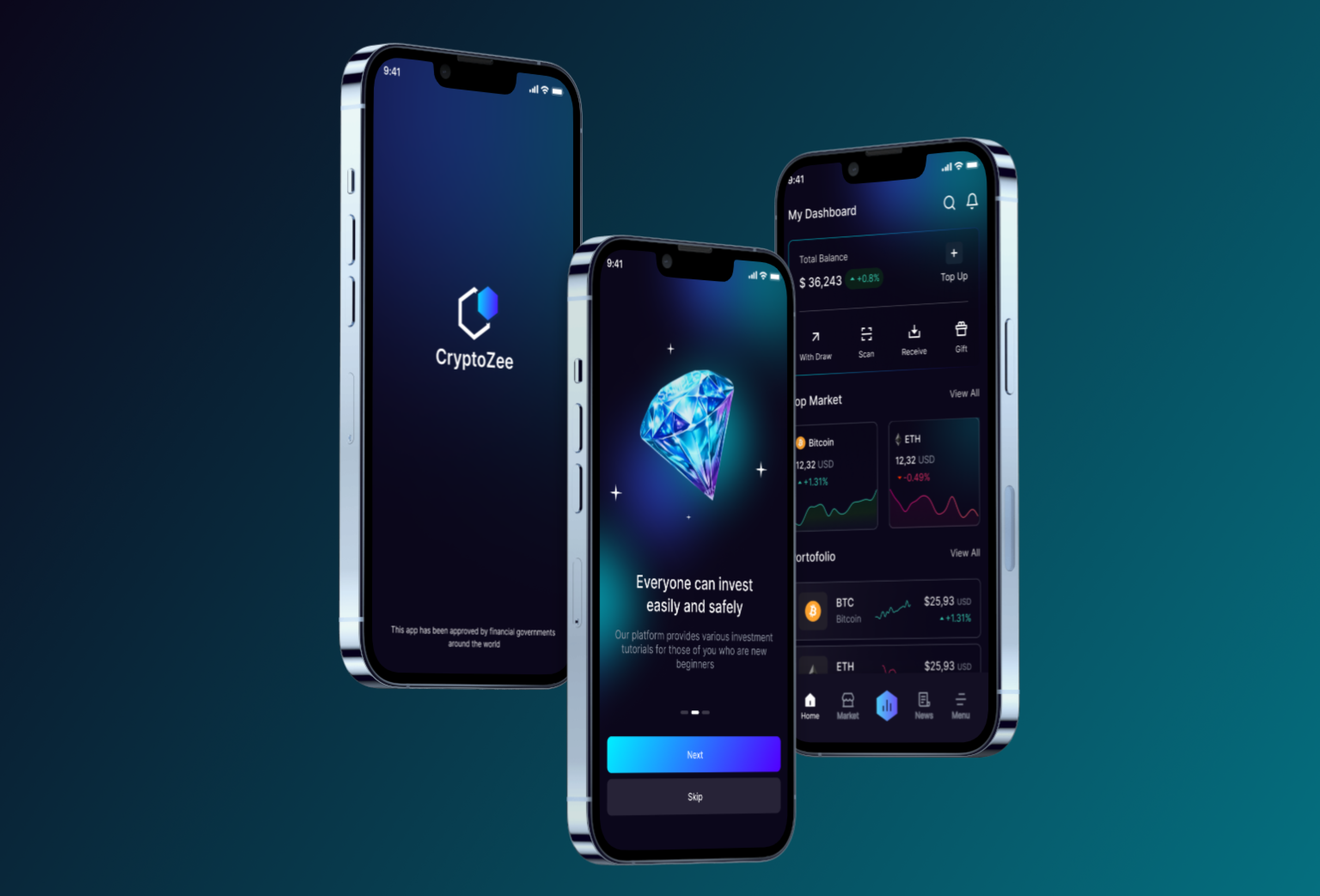Example of Mobile App Design | Modern & Functional