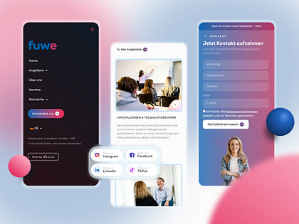 Modern Website for Education & Career Development Platform