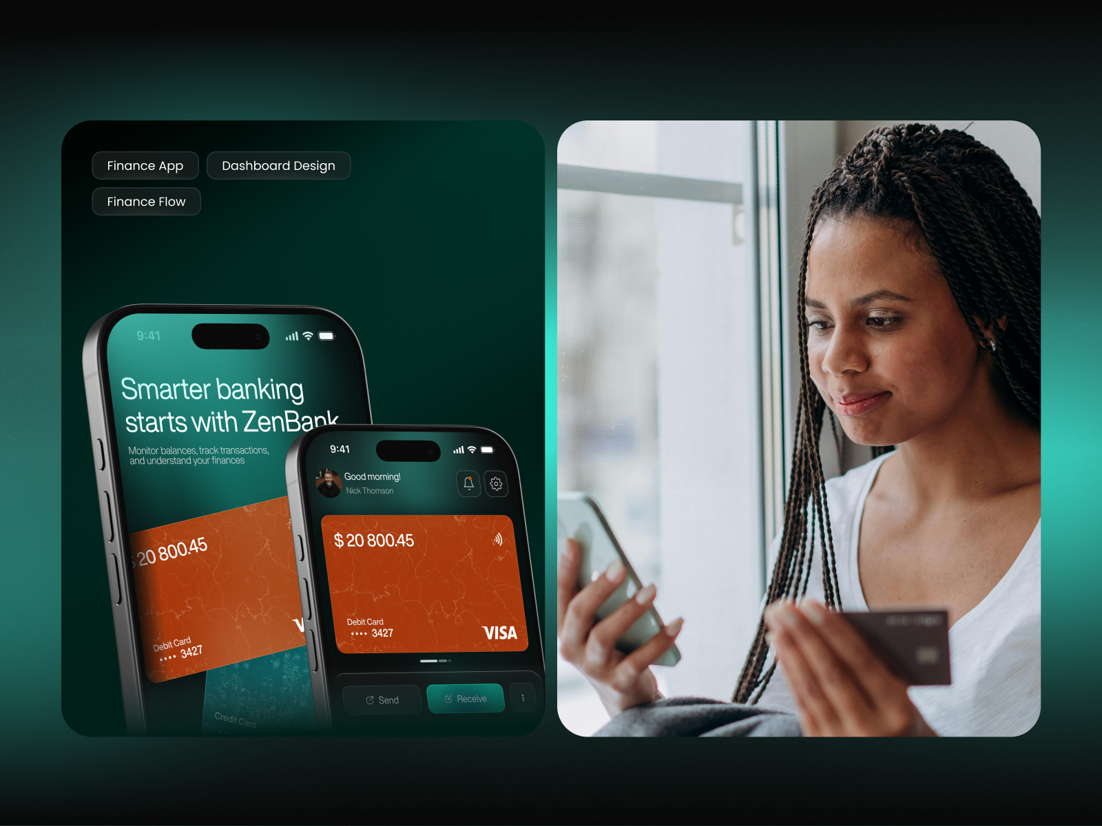 Fintech App UI - Smart Banking Experience