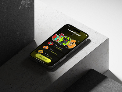 Leaderboard | #DailyUi | #019 3d animation app branding design game graphic design illustration indeed iphone job portal leaderboard linkedin logo mockup motion graphics ui ux