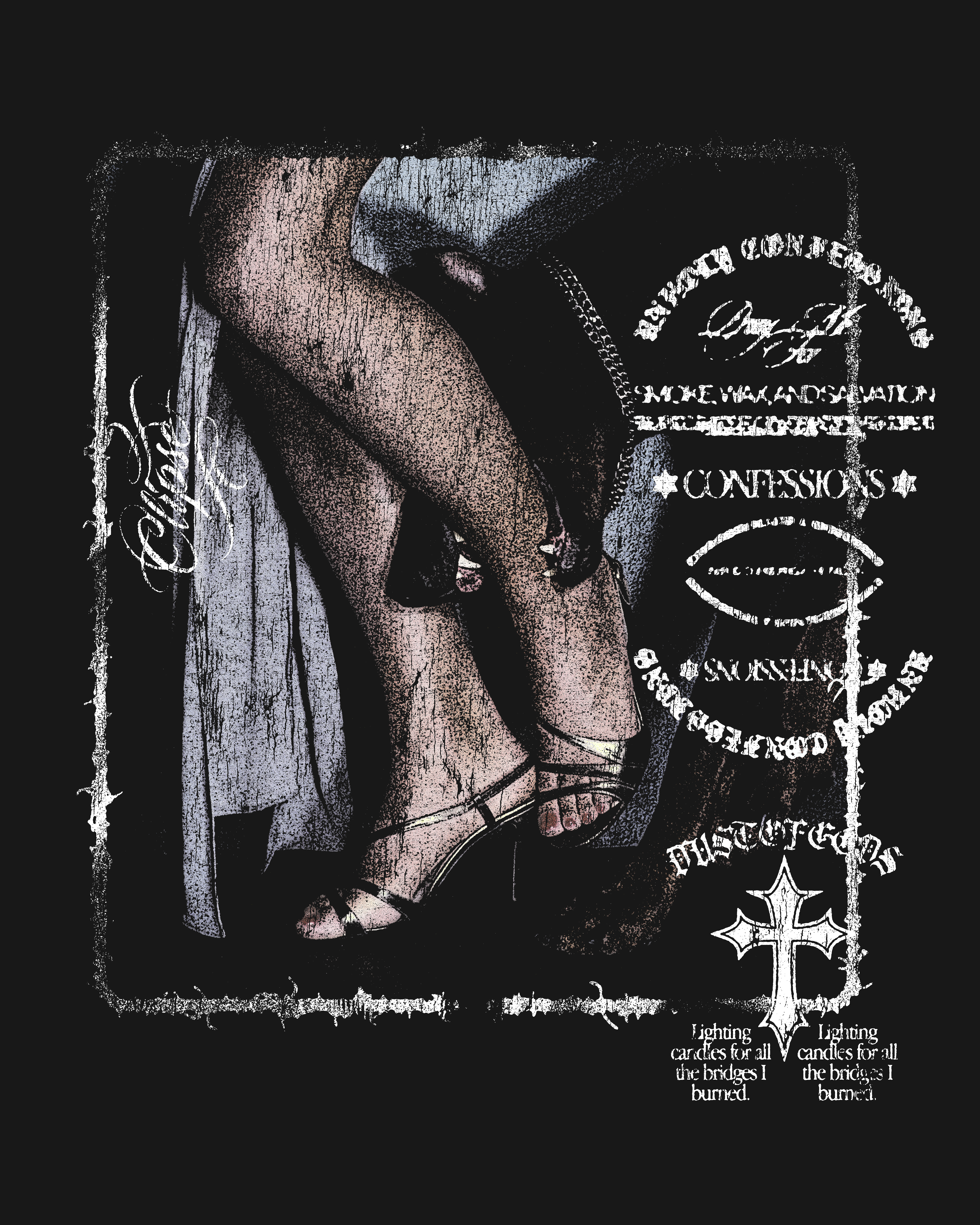 Ethereal Void | Dark Art Apparel Design apparel dark art gothic illustration merch design minimalistdetailed occult print streetwear t shirt design