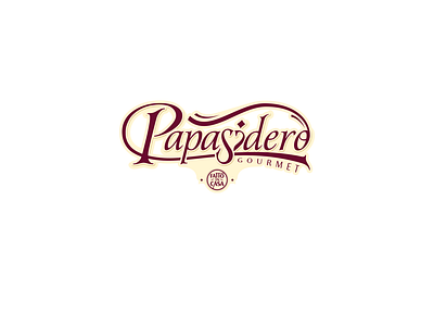 Papasidero Gourmet branding design gourmet graphic design logo papasidero typography vector