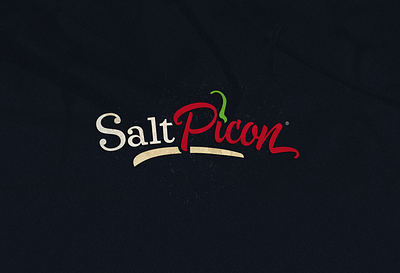 SaltPicon Logo branding catering design graphic design illustration logo picon salt typography vector