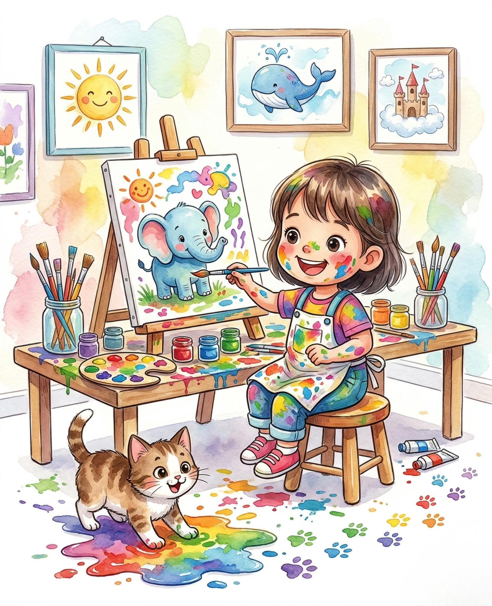 Example of Children Book Illustrations 