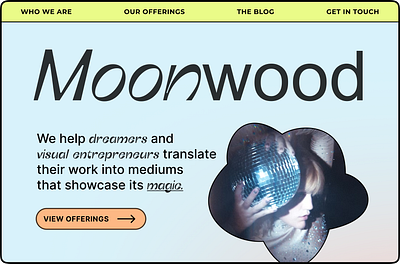 Website Design Moonwood ant branding brutal brutalism build design designdrug illustration minimal trends ui ux watchmegrow website