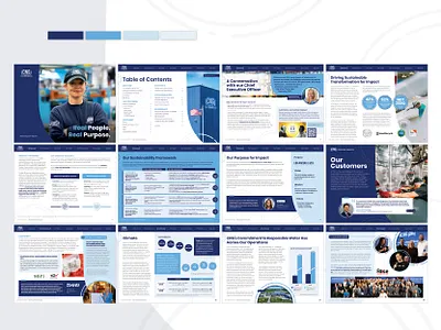 Corporate Impact Report + Launch Materials branding carousel chart design digital digital graphics digital publication facebook graphic design impact report indesign infographic instagram layout marketing publication report social media typography