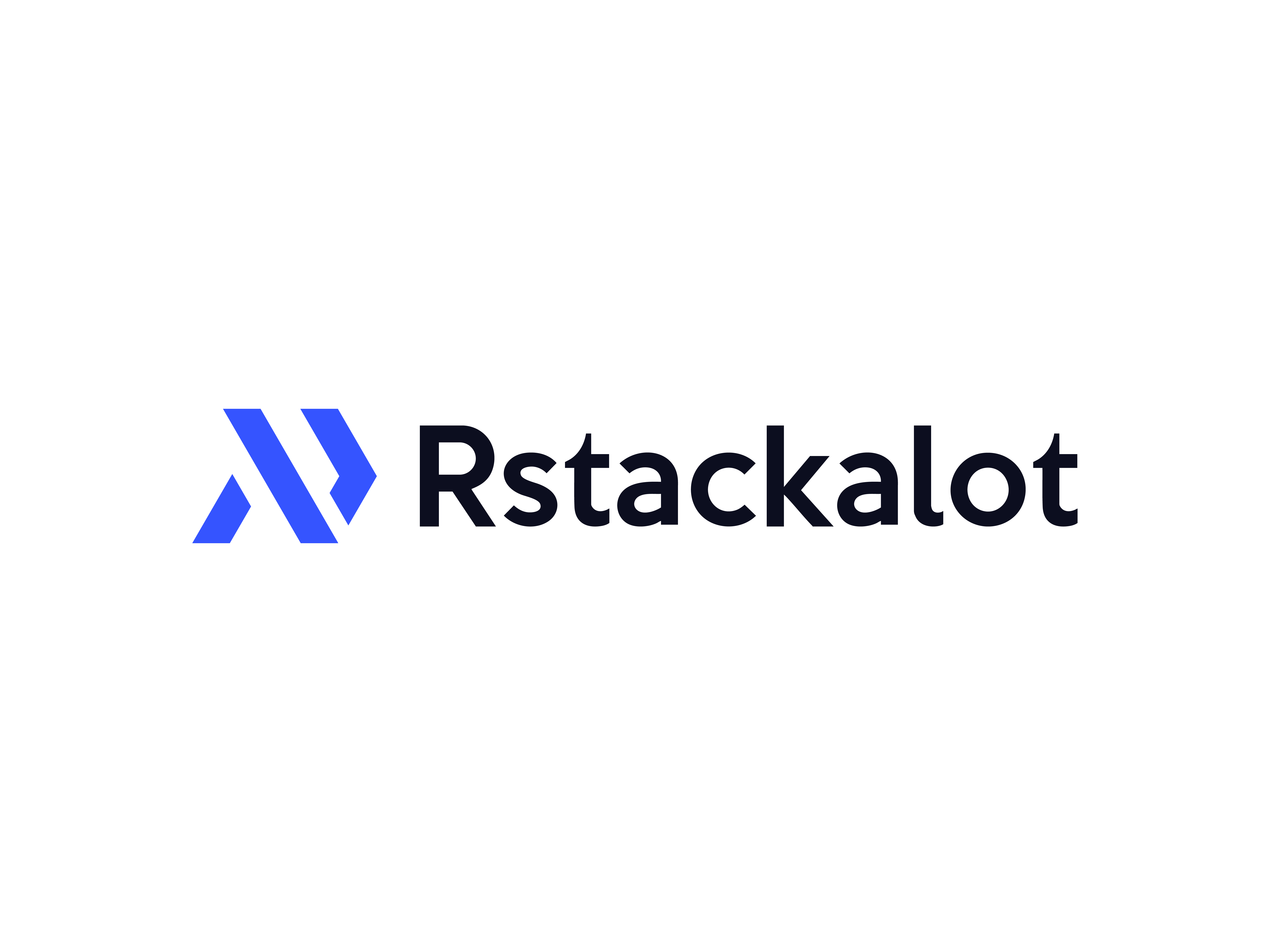 Rstackalot Logo. /R logo design