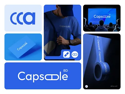 Capsole logo design branding capsulelogo faruart graphic design logo logodesign medicine logo minimal logo techlogo