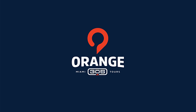 Orange 305 Miami 305 branding design graphic design logo miami orange typography vector