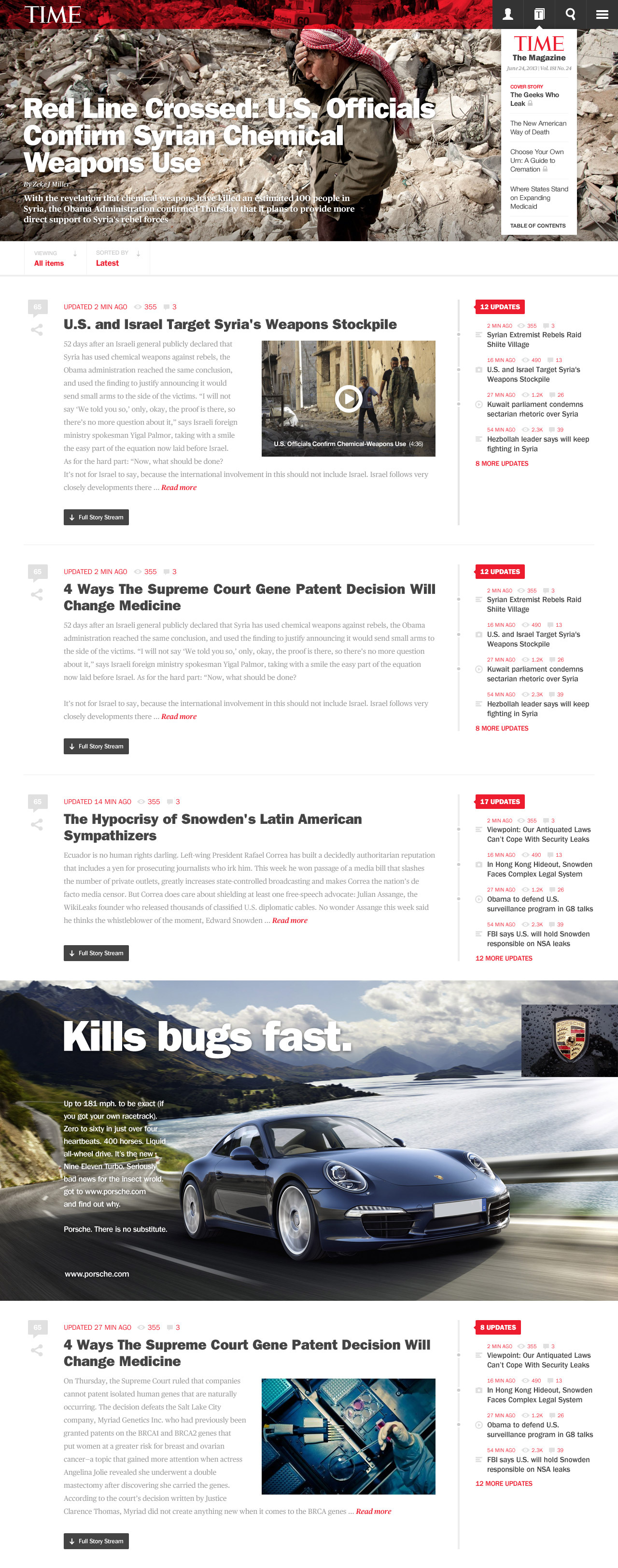 Time.com Redesign