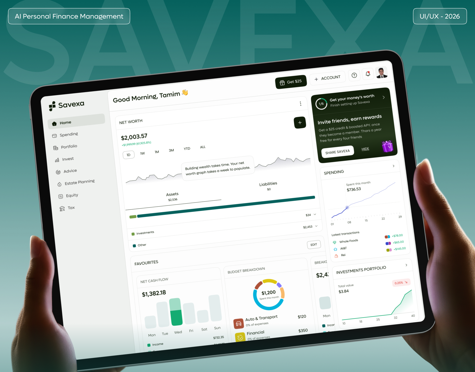 AI-Powered Personal Finance Dashboard ai dashboard ai finance ai powered dashboard dashboard design digital finance finance finance banking finance dashboard finance dashboard design fintech minimal dashboard money management personal finance product design saas design saas products saas solutions web app