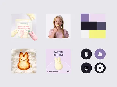 E Commerce Branding branding easter easter bunny easter egg food ui