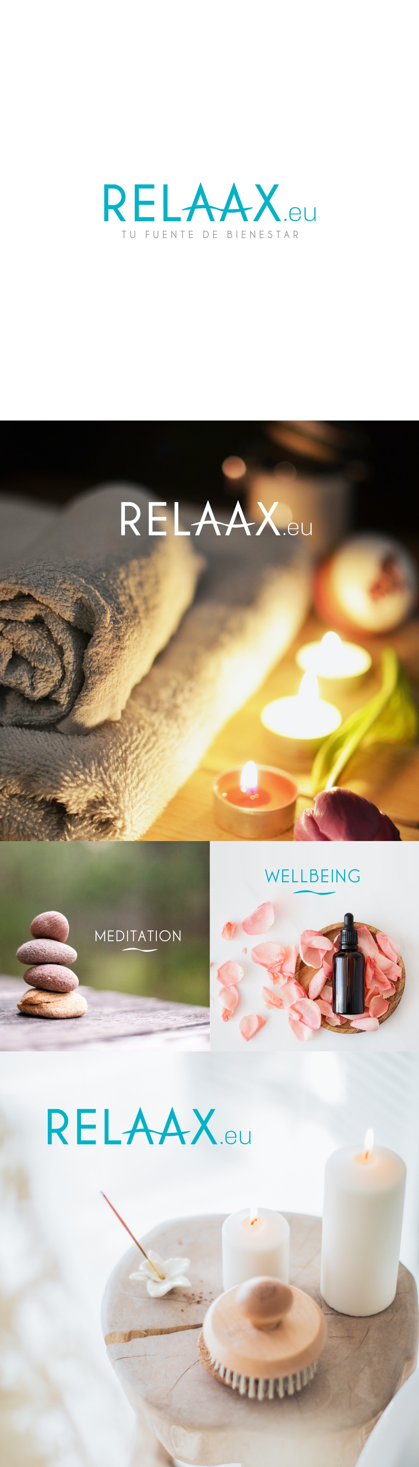 Relaax.eu — Wellness & Spa Brand Identity Design brand identity logo design spa brand visual identity wellness branding