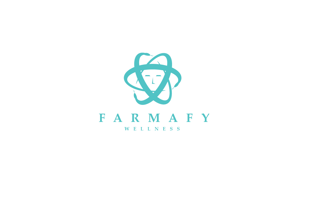 Farmafy Wellness — Pharmacy & Holistic Brand Logo Design brand identity health logo design logo design pharmacy logo wellness branding