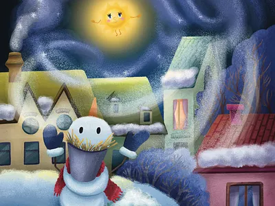 Illustrations for the Christmas book - The Christmas Adventures adobe photoshop art book illustration book layout branding character design character illustration childrens book childrens book illustration childrens illustration cover book cover illustration cover layout design graphic design illustration mascot procreate
