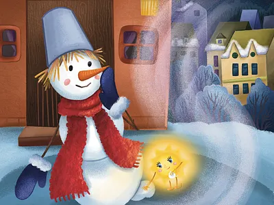 Illustrations for the Christmas book - The Christmas Adventures adobe photoshop art book illustration book layout branding character design character illustration childrens book illustration childrens illustration cover design cover illustration cover layout design graphic design illustration kids design kids illustration mascot procreate