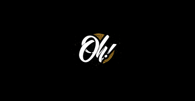 Oh! branding design graphic design lettering logo oh typography vector