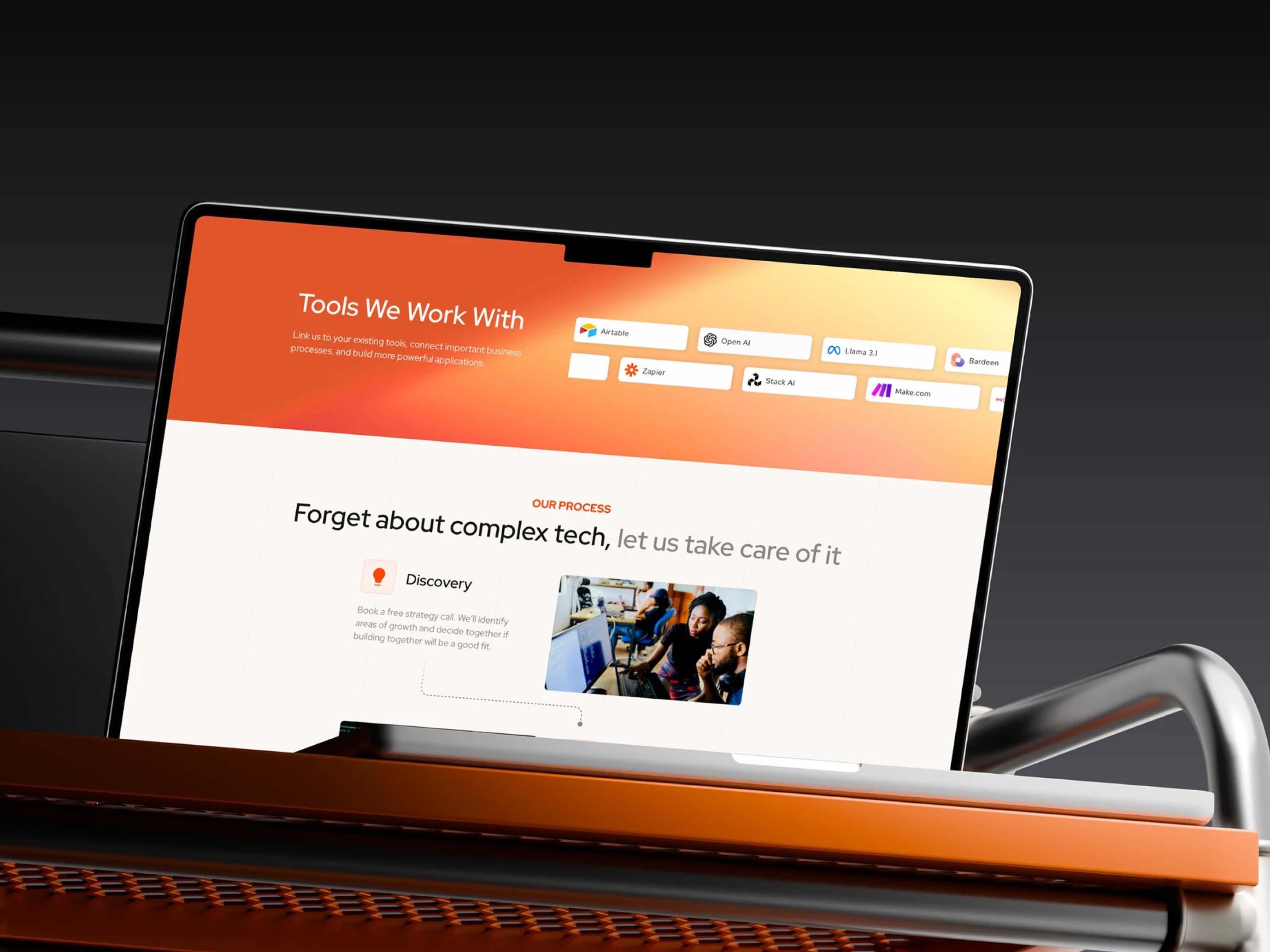 AI Startups - Landing Page Design 3d animation branding design graphic design illustration logo motion graphics ui vector
