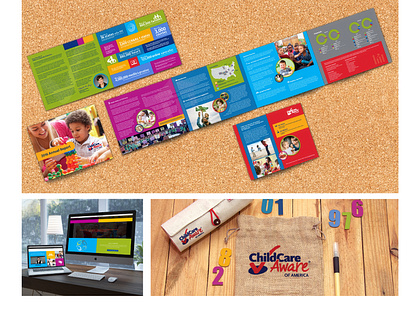 Child Care Annual Report + Website Graphics
