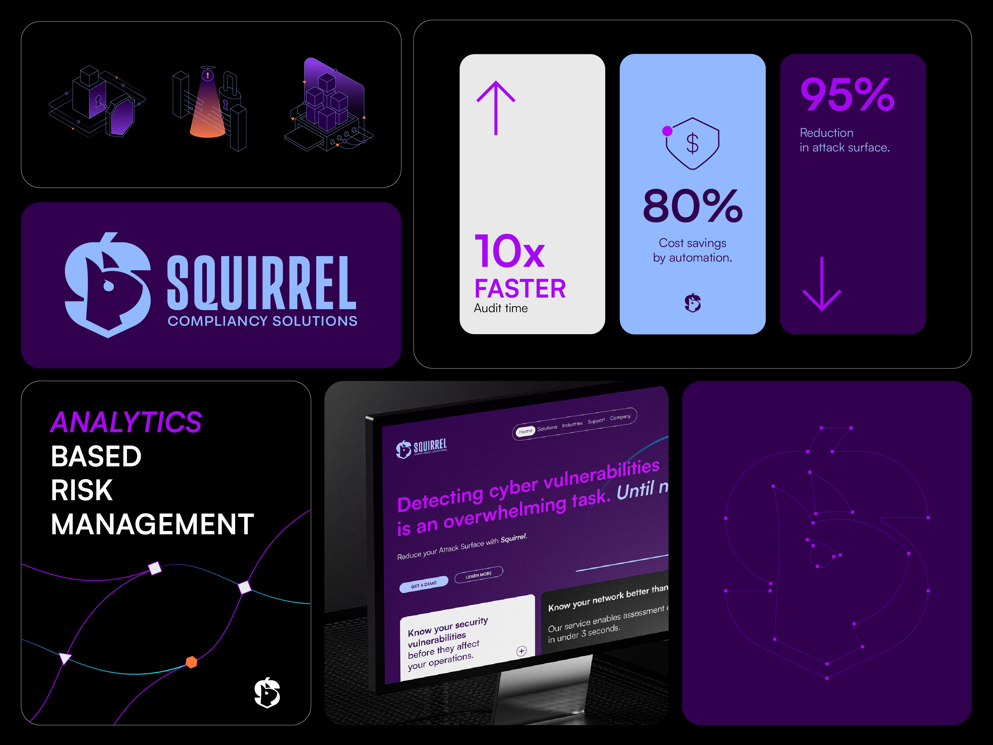 SCS - Logo & Brand Identity for a cybersecurity company