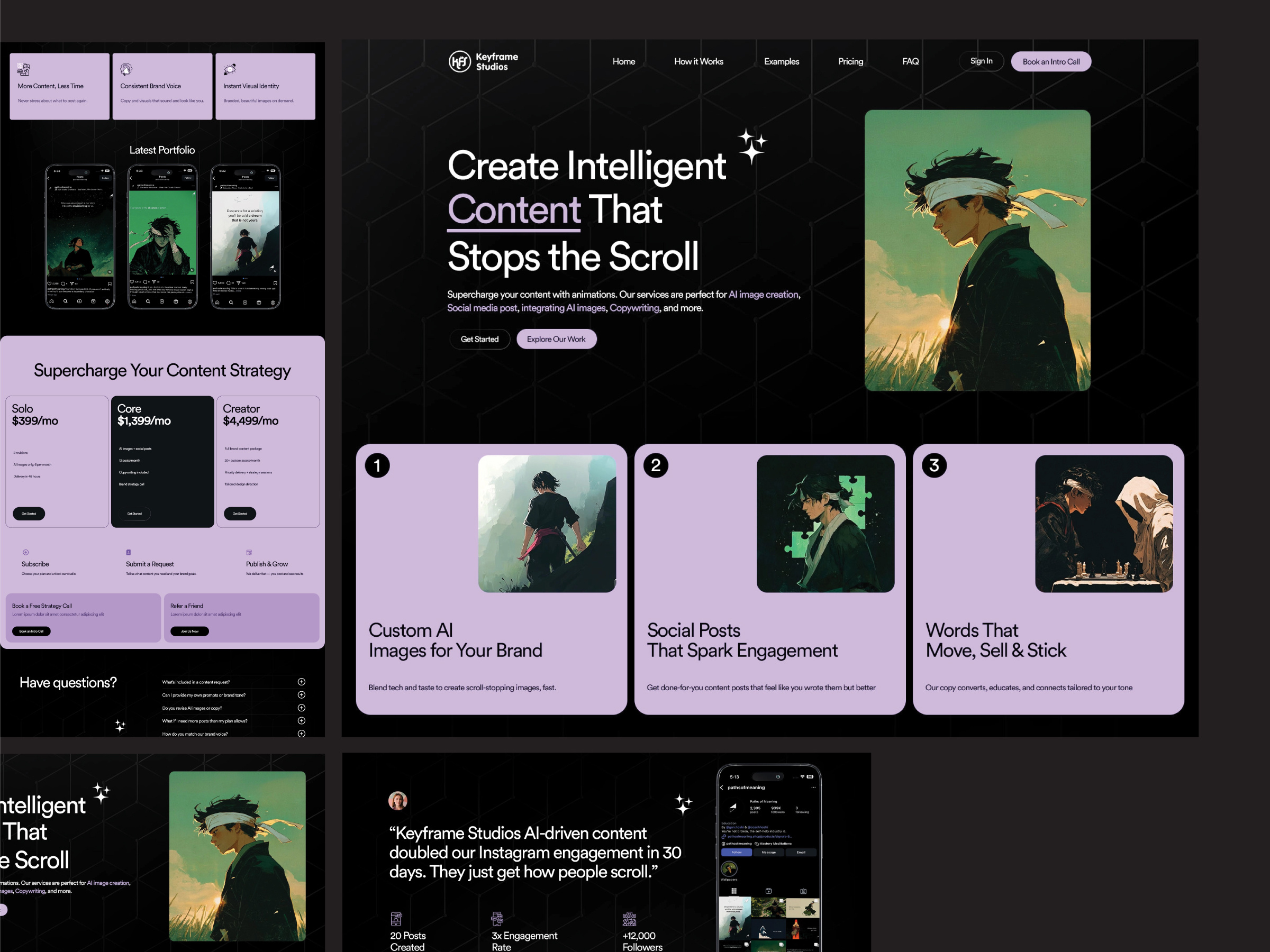 Example of High Converting Landing Page Design