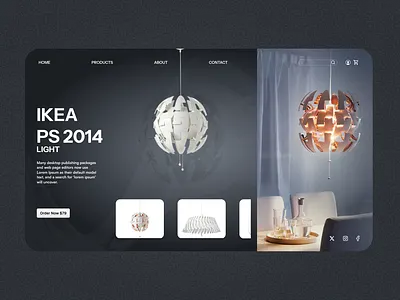 Minimal Landing Page design graphic design ui web design