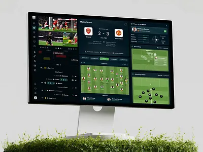 Matchboard ⎻ Football Match Dashboard ai powered clean ui compact ui dark ui dashboard data visualization enterprise saas figma football analytics football dashboard performance analytics product design saas sports intelligence sports saas sports tech tactical dashboard ui design ux design web app