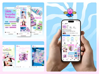 Genico – Social media Post Instagram brandidentity branding brandstorytelling dailyroutine design graphic design healthandwellness healthtech illustration logo logo design modernbrand product design productbranding vector