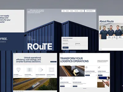 B2B Supply Chain and Logistic Landing Page automation platform b2b landing page b2b saas b2b website corporate website design design enterprise ui landing page logistics ui logistics website saas website design supply chain design tracking system ui transportation website ui uiux web design