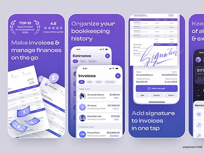 App Store Screenshots (App Store Preview) app presentation design app screenshots app store app store banner app store design app store screenshot play store preview design screenshot