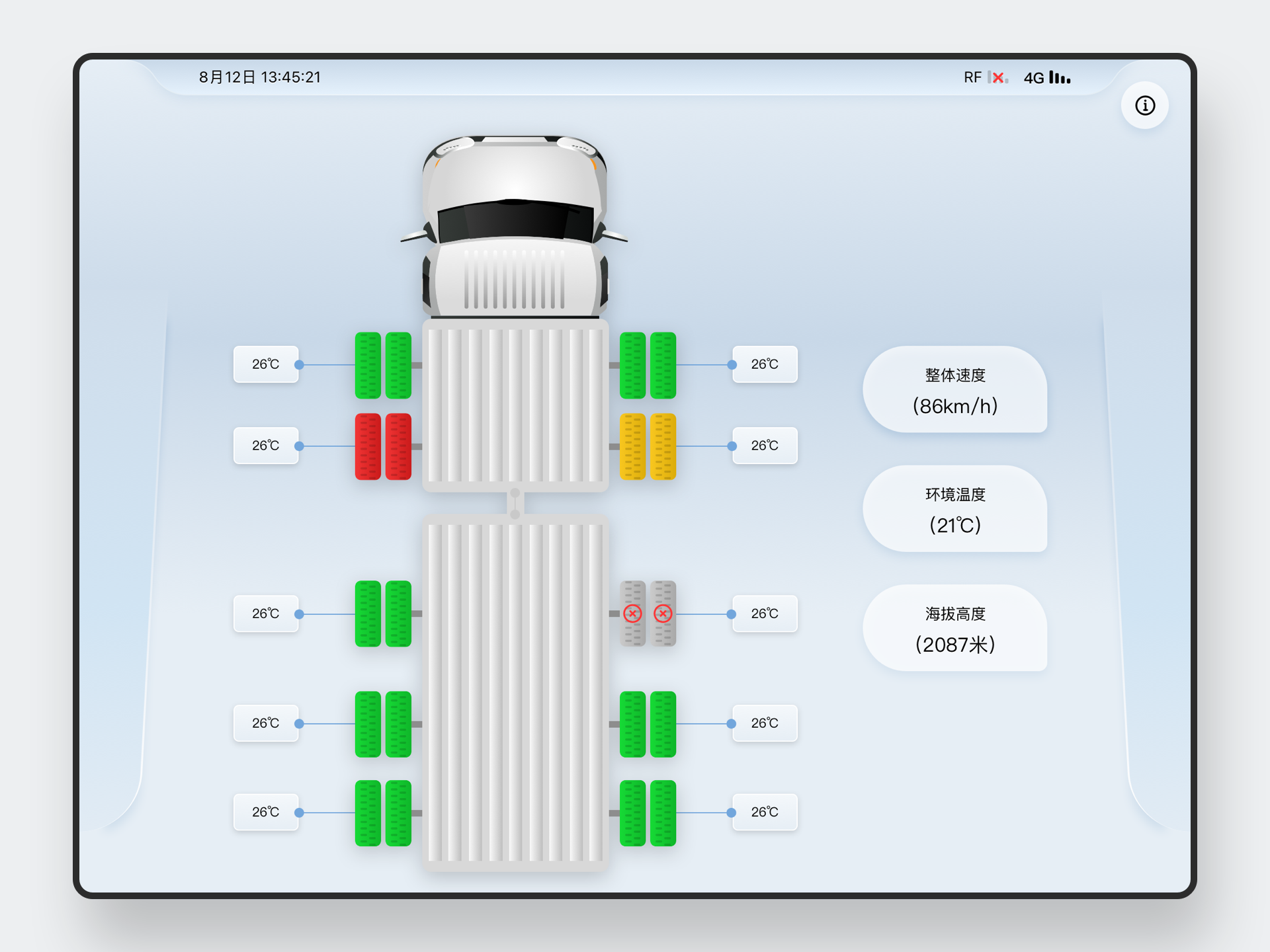 Truck Monitoring UI Design