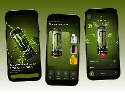 DrinkDash – Beverage Shopping App UI Design beverage app chips app drink app energydrink fruites grocery delivery grocery delivery app healthy beverage app healthy drinks juice app meat delivery app mobile app mobile app design snack app snacks soft drinks mobile app supermarket app vegetable app web zero sugar drinks