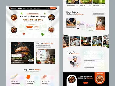 Food Delivery Website Design catering website delivery service digital product design ecommerce ecommerce food food app design food delivery food delivery service food ordering food service design food website ui landing page landing page design online ordering restaurant ui design restaurant website ui ux design user experience user interface website design