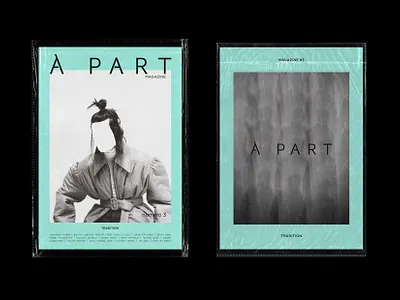 À PART MAGAZINE - Cover x Plastic cover fashion magazine
