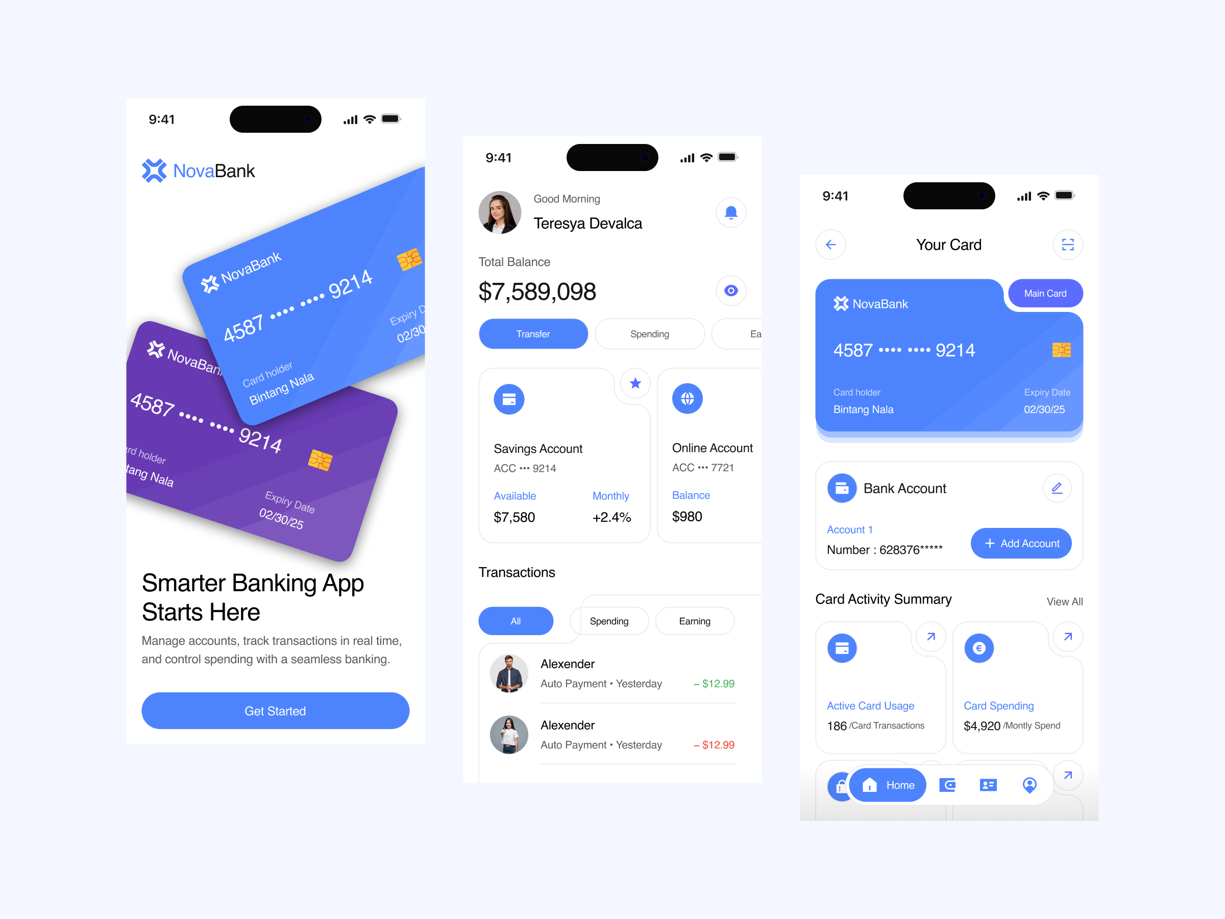 Example of Modern UI For Fintech & Finance Product